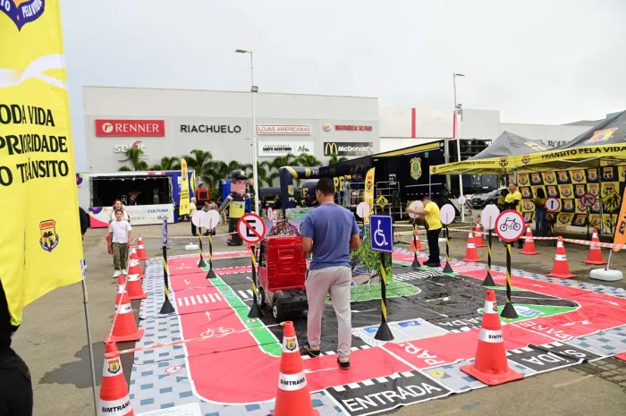 Maio Amarelo: início da campanha leva conscientização no trânsito e cultura para a população de Vitória da Conquista