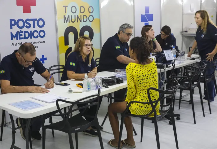 Postos médicos realizam 400 atendimentos no show da Shakira