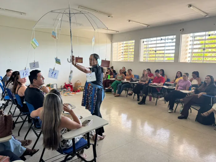 Ciclo formativo busca fortalecer as práticas de alfabetização na rede municipal - Crédito da foto: Divulgação
