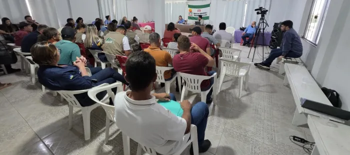  Reunião da CPI do Leite em Jaru reuniu produtores e representantes de entidades da cadeia produtiva (Foto: Priscila Melgar | Secom ALE/RO)