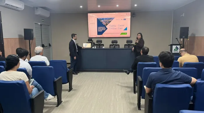 Agrese e FGV Energia alinham ações de monitoramento dos serviços de água e esgotamento sanitário // Fotos : Ascom/ Agrese