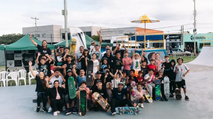 Participantes do Circuito Estadual de Skate em Capão da Canoa -Foto: Gustavo Roberto