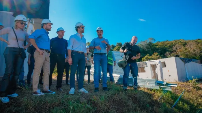 Além das casas, o governo do Estado investiu mais R$ 1,5 milhão para construir a rede de saneamento básico do loteamento -Foto: Joel Vargas/Ascom GVG