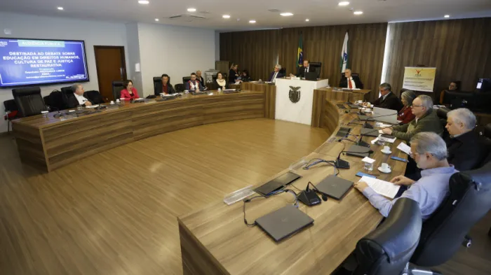 Audiência ocorreu no Auditório Legislativo, na manhã desta terça-feira (5). - Créditos: Antônio More/Alep