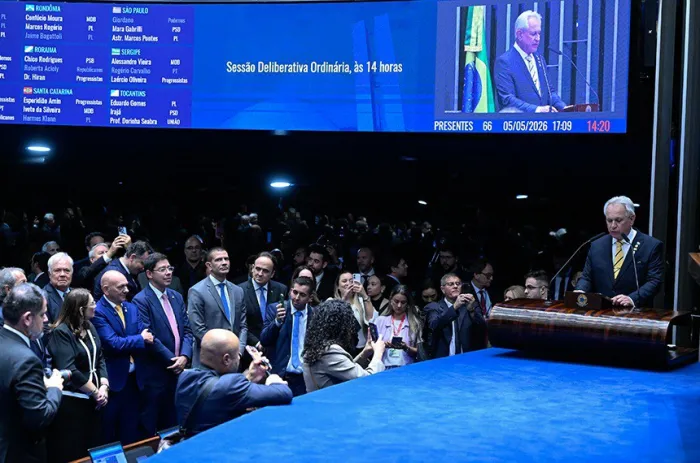 Hermes Klann assume vaga de Jorge Seif durante licença de quatro meses - Foto: Carlos Moura/Agência Senado