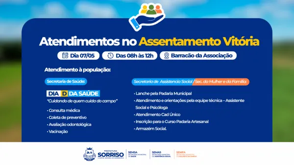 Assentamento Vitória recebe projeto “Cuidando de quem cuida do campo”