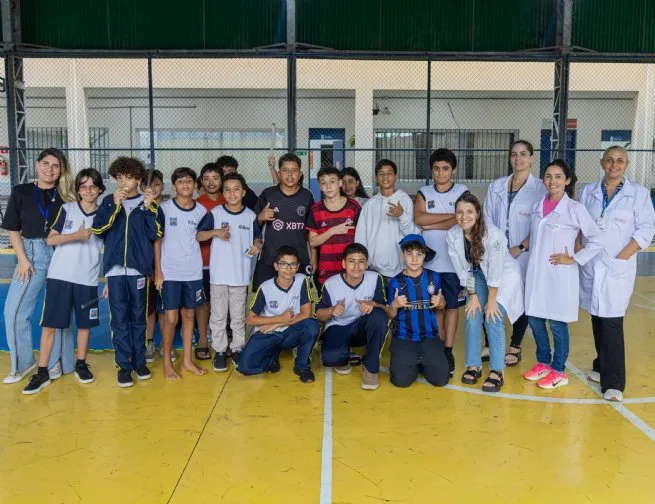 Educação alimentar é trabalhada de forma prática com alunos da rede municipal de ensino