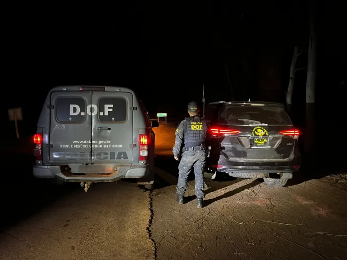DOF recupera camioneta roubada em Campo Grande