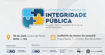 Evento reunirá autoridades, especialistas e sociedade civil para debater inovação, ética e transparência. Arte: Divulgação/(SMIT