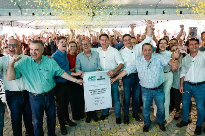 Ratinho Junior inaugura Ambulatório de Especialidades de União da Vitória e anuncia ampliação do Hospital São Camilo