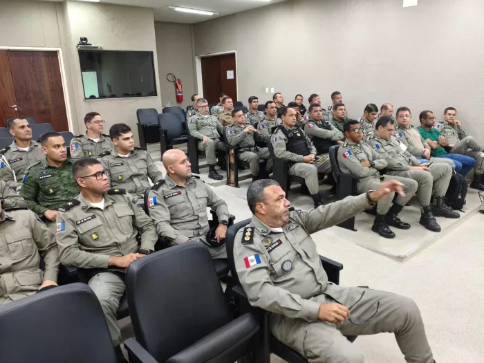 Comando de Policiamento responsável pela segurança de Maceió e municípios vizinhos reuniu unidades nessa terça - Ascom PM-AL