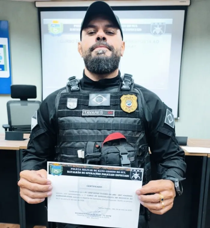 Policial Civil do Mato Grosso do Sul conclui curso inédito de resposta a agressor ativo promovido pelo BOPE da PMMS