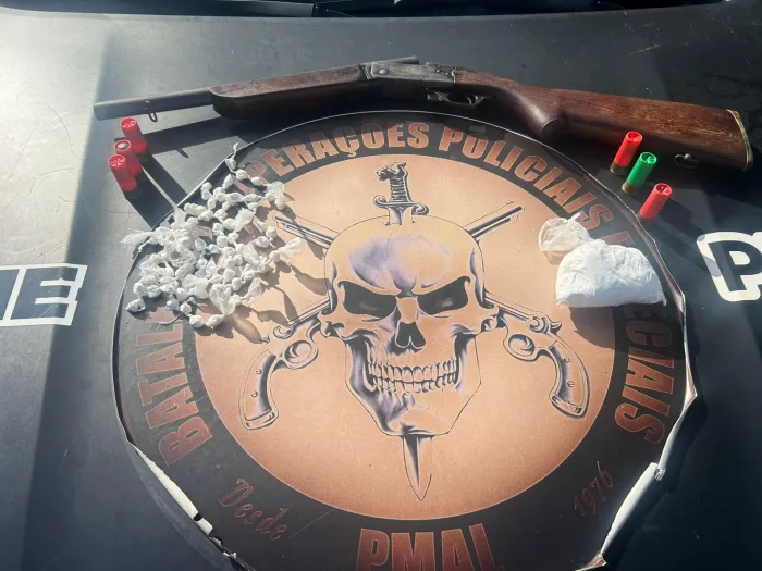 Os presos e todo o material apreendido foram conduzidos à Delegacia de Polícia Civil de São Miguel dos Campos - Ascom PMAL
