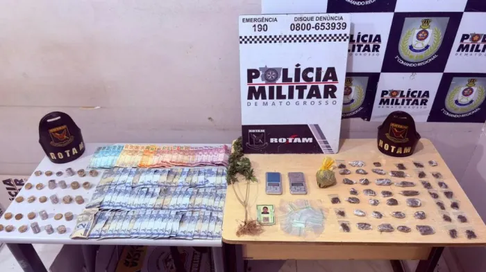 Polícia Militar prende cinco pessoas por tráfico de drogas em bairros de Cuiabá