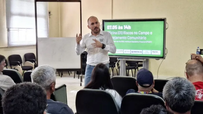 Ao longo de três encontros, iniciativa busca construir um plano comunitário de preparação e resposta a desastres -Foto: Fernando Dias/Ascom Seapi