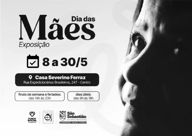 Exposição ‘Mães’ homenageia servidoras da limpeza urbana de São Sebastião