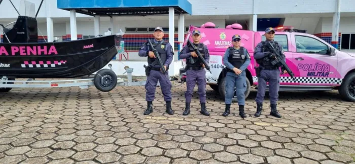 Com patrulhamento fluvial, Ronda Maria da Penha fortalece segurança de mulheres em Manacapuru