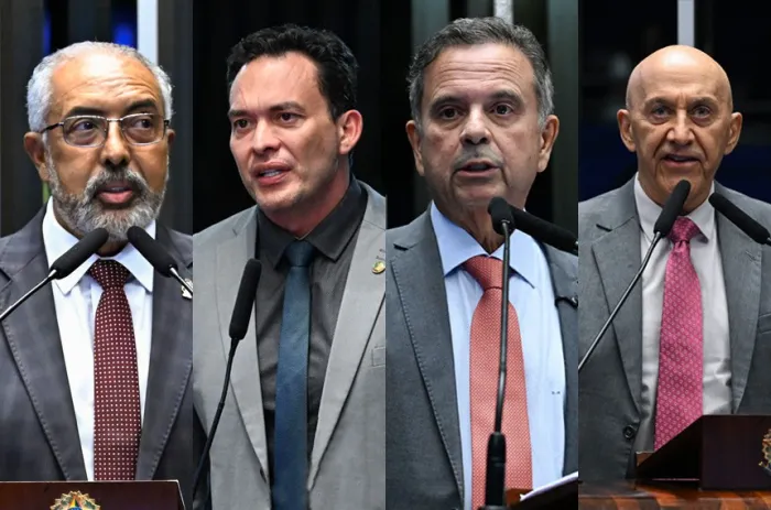 Paulo Paim, Styvenson Valentim, Rogério Marinho Confúcio Moura: Novo Desenrola divide opiniões no Senado - Foto: Agência Senado
