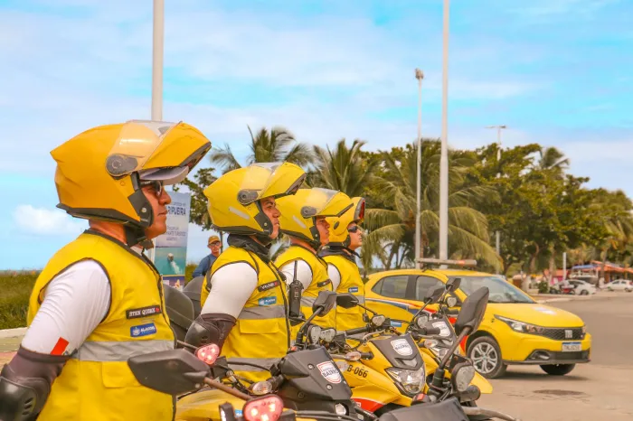 Em Paripueira, o Ronda no Bairro atua com patrulhamento de proximidade nas modalidades carro, moto e a pé - Kethilly Maria / Ascom Ronda no Bairro