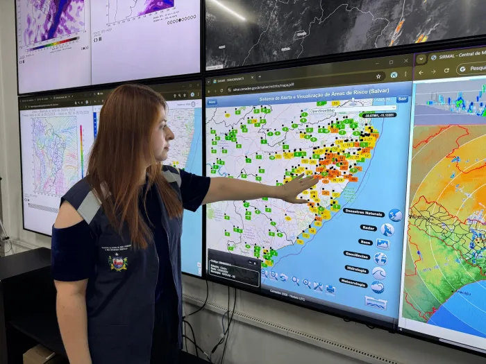 A mudança ocorre por causa da atuação de cavados, áreas de baixa pressão atmosférica - Ascom Semarh
