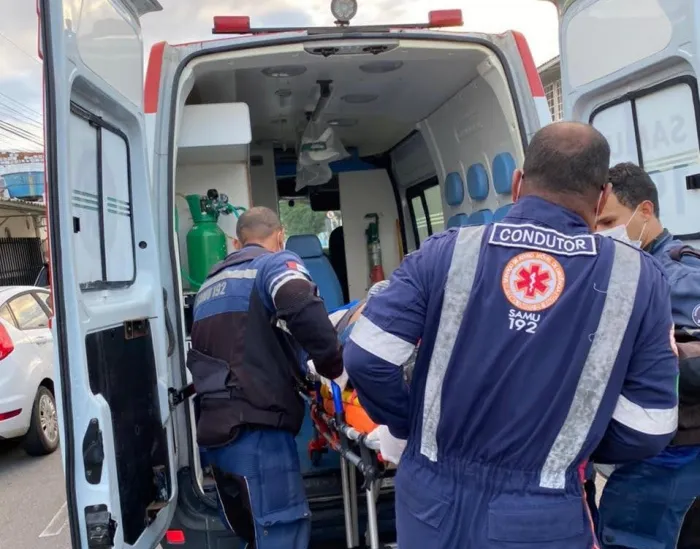 Homem foi vítima de colisão frontal entre uma moto e um carro - Ascom Samu