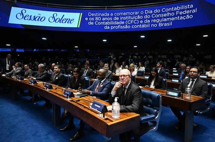 A homenagem aconteceu no Plenário do Senado - Foto: Saulo Cruz/Agência Senado