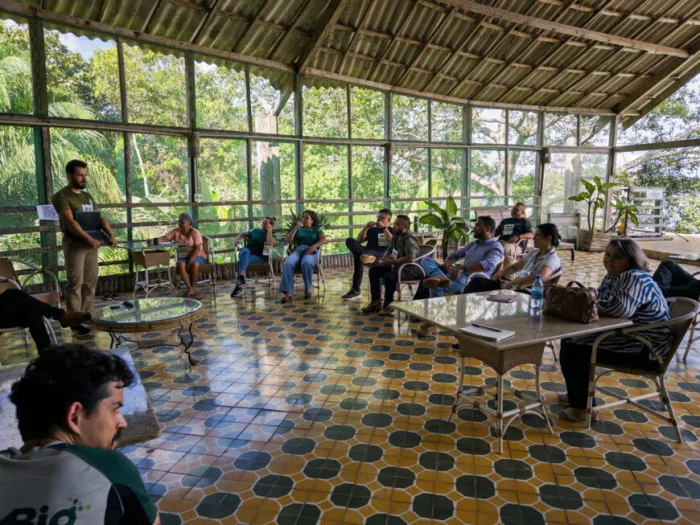 Durante a reunião, foram apresentadas pautas relacionadas às principais ações executadas pela gestão da Unidade de Conservação