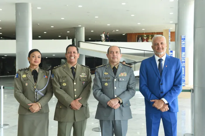 Cortesia - Além do perito-geral, participaram do evento representantes da SSP e da PMAL