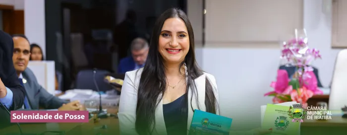 Emiliane Ribeiro Lázaro assume mandato e amplia bancada feminina na Câmara de Ibatiba