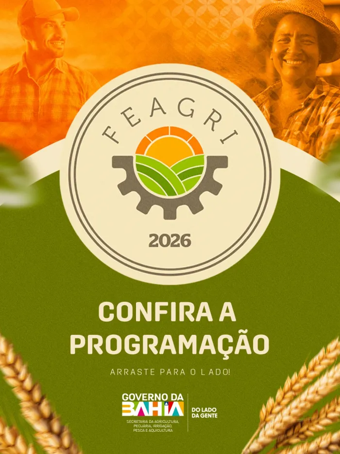 Programação da Feagri reúne Incra, Banco Mundial e Ministério da Agricultura em fórum voltado a gestores baianos