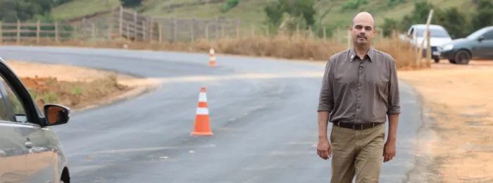 Governo de Minas vistoria obras de recuperação funcional da rodovia LMG-845, na Zona da Mata