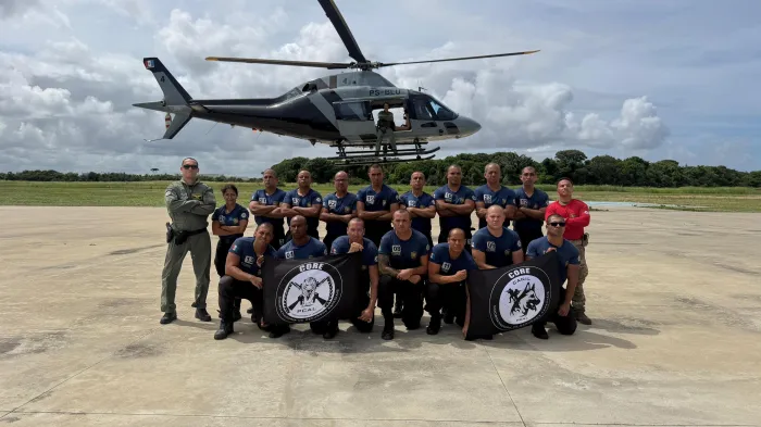 Participantes receberam orientações sobre procedimentos operacionais e adaptação dos animais ao ambiente aéreo - Ascom DEA