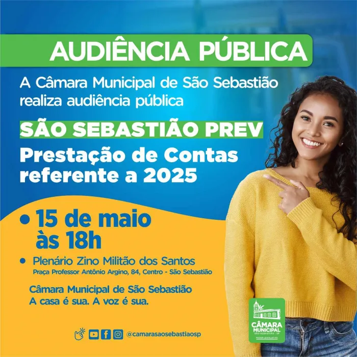 Foto: Reprodução/Câmara de São Sebastião - SP