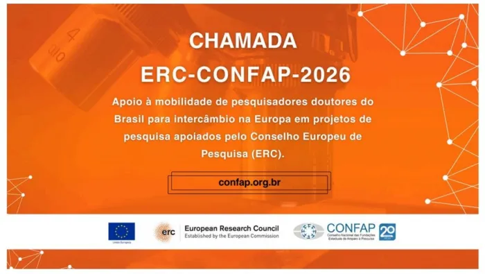 Fapes adere à chamada internacional ERC–CONFAP 2026 para mobilidade de pesquisadores capixabas na Europa