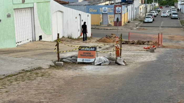Recuperação da Avenida Expedicionários entra na fase de cura do concreto