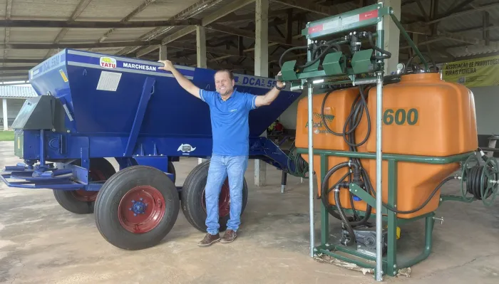  Investimento na agricultura familiar garante maquinários e implementos para associações de Rondônia (Foto: Assessoria Parlamentar)