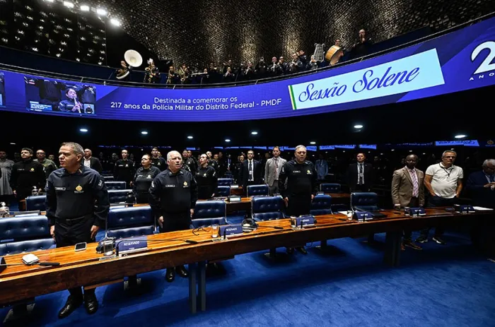 Sessão solene celebra os 217 anos da Polícia Militar do Distrito Federal