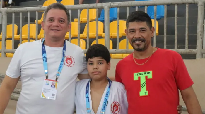 O estudante-atleta Daveid da Silva Amorim, irmão mais novo de Nicolas, da Escola Casa de Davi, de Porto Velho, destacou a felicidade em representar a instituição de ensino durante a seletiva estadual do Joer