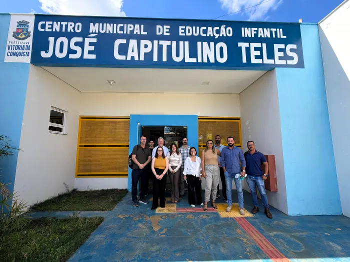 Creches municipais recebem visita técnica de equipes da Caixa Econômica e da Fundação Getúlio Vargas