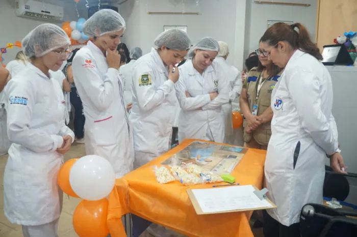 Profissionais de nove hospitais de Porto Velho participam da campanha itinerante de higiene das mãos promovida pela Agevisa/RO