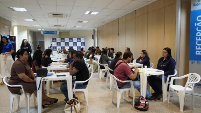 O segundo dia do Feirão de Oportunidades foi destinado a entrevistas e direcionamento para as vagas disponíveis