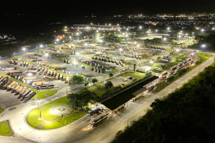 Portos do Paraná moderniza iluminação do Pátio de Triagem com aporte de R$ 7,7 milhões