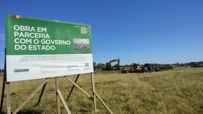 Unidade minimizará os problemas de superlotação nas vagas da região, possibilitando melhores condições de cumprimento de pena -Foto: Anderson Jardim da Silva/SOP