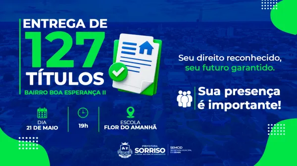 Foto: Reprodução/Prefeitura de Sorriso - MT