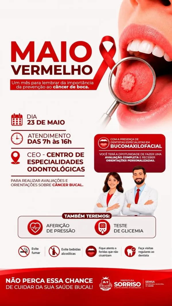 Foto: Reprodução/Prefeitura de Sorriso - MT