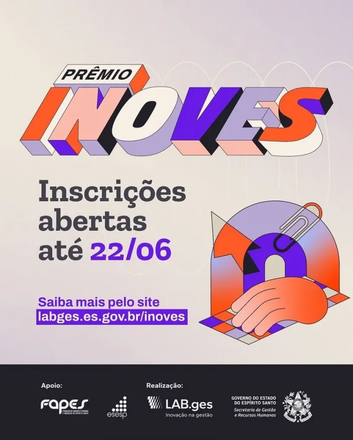 Inscrições estão abertas para o Prêmio Inoves 2026