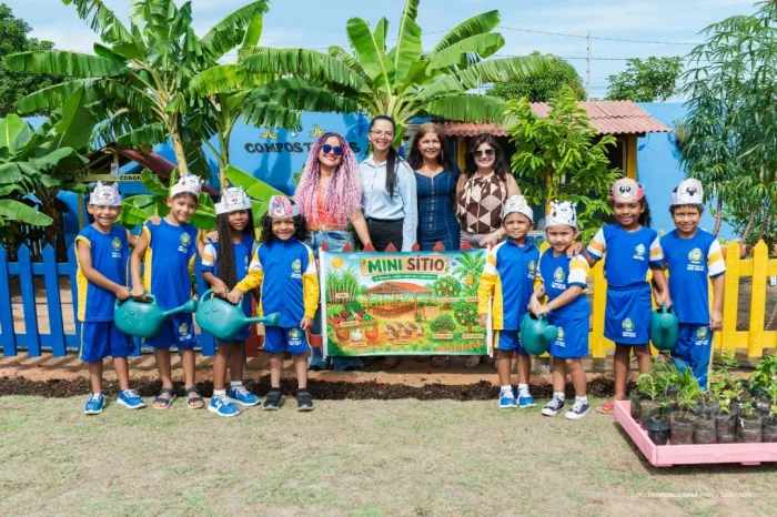 MINISSÍTIO ESCOLAR - Alunos de Boa Vista aprendem sobre natureza e sustentabilidade