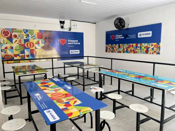 Com a entrega do novo restaurante popular, o Governo de Alagoas amplia a rede de assistência alimentar e potencializa as políticas públicas - Ascom Seades