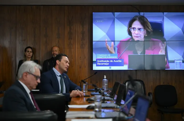 Senadores durante reunião da Comissão de Direitos Humanos (CDH). O projeto aprovado institui oficialmente, em lei federal, a campanha Setembro em Flor - Foto: Ton Molina/Agência Senado