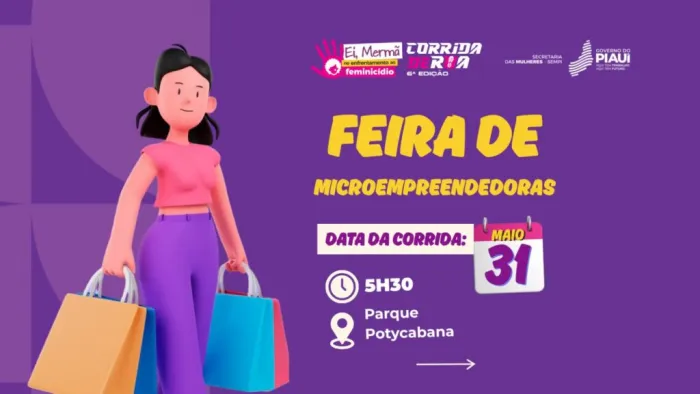 Sempi promove Feira de Microempreendedoras durante a 6ª Corrida de Enfrentamento ao Feminicídio